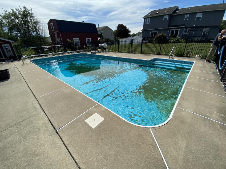 Pool Cleaning Services-Before