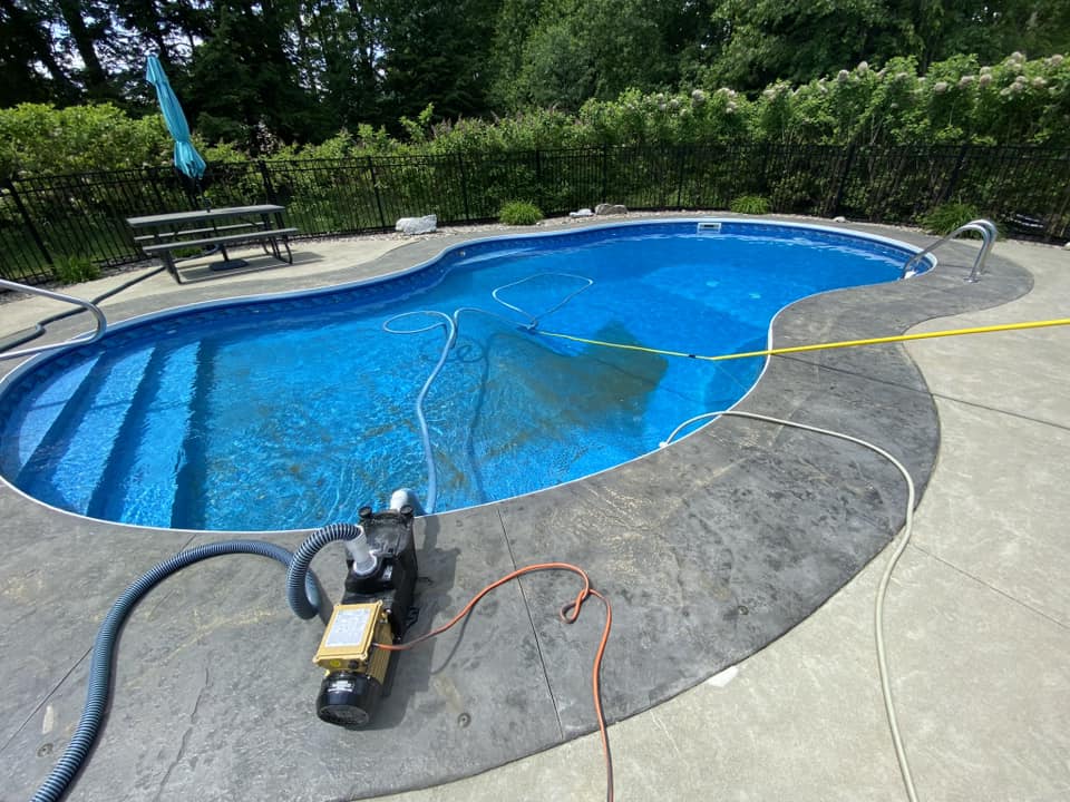 Pool Cleaning Services-Before Cleaning Pool Cleaning Services-Before Cleaning